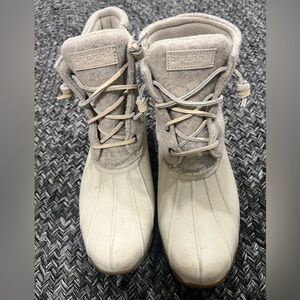Sperry Women's Cream Winter Boots